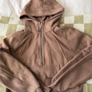lululemon oversized half zip scuba hoodie